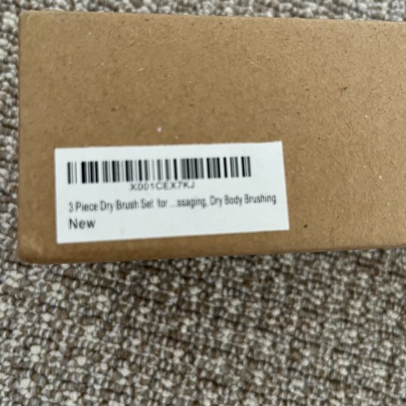 Essential Living - 3-Piece Dry Brushing Spa Kit - NWT - Picture 5 of 9